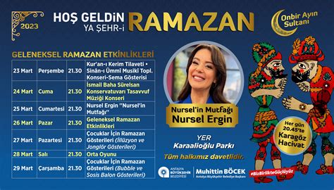 Beşiktaş belediyesi ramazan etkinlikleri